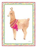La La Llama IV Fine Art Print