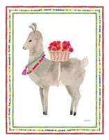 La La Llama II Framed Print
