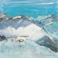 The Sun Never Says II Aqua Fine Art Print