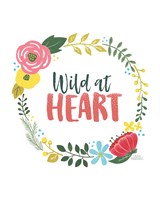 Wildflower Daydreams IV v2 on White Fine Art Print