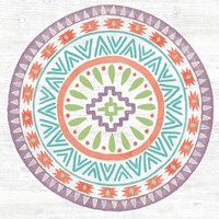 Lovely Llamas Mandala II Fine Art Print