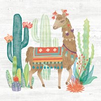 Lovely Llamas III Framed Print