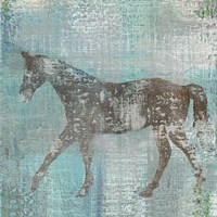 Cheval I Flipped Brown Fine Art Print