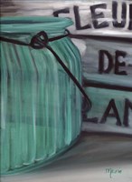 Blue Jar And Box Fine Art Print