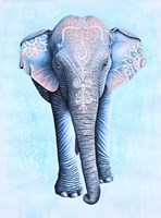 Painted Asian Elephant Fine Art Print