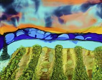 Mountain Vineyard Fine Art Print