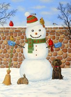 Snowman Fine Art Print