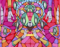 Color And Light From His Hands Fine Art Print