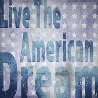 American Born Free Sign Collection V1 Fine Art Print