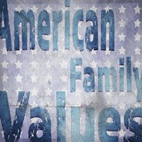 American Born Free Sign Collection V5 Fine Art Print