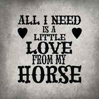 Gypsy Horse Collection Surface Pattern V4 1 Framed Print