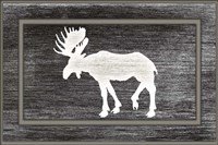 Good Night Moose2 Surface Pattern 12 Fine Art Print