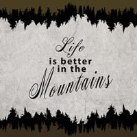 Rustic Lodge Collection Sign V2 Fine Art Print