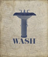 Beloved Bath Blue - Wash Fine Art Print