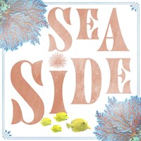 Beach Sign 3 Framed Print