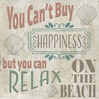 Sea Side BoHo Sign 2 Fine Art Print