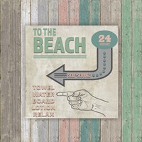 Sea Side BoHo Sign 3 Fine Art Print