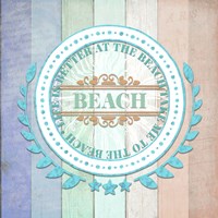 Sea Side Gypsy V4 Sign 1 Fine Art Print