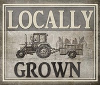 Locally Grown Tractor Fine Art Print