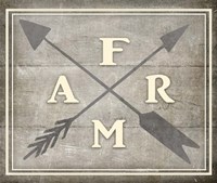 Vintage Farm Sign - Farm Fine Art Print