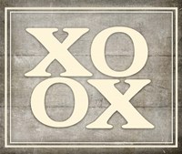 Vintage Farm Sign - XOXO 2 Fine Art Print