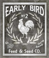 Farm Sign Early Bird Fine Art Print