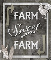 Farm Sign Farm Sweet Farm 1 Fine Art Print