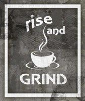 Farm Sign Rise And Grind Fine Art Print