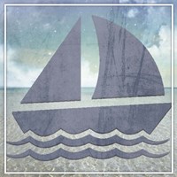 Beach Signs Boating V1 Fine Art Print