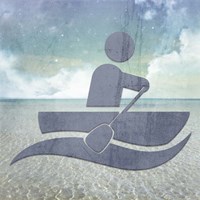 Beach Signs Boating3 Fine Art Print