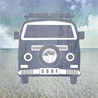 Beach Signs SurfVan Fine Art Print