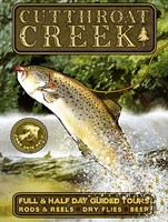 Cutthroat Creek Brown Trout Framed Print