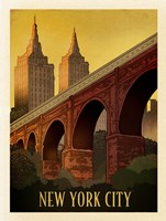Vintage New York Fine Art Print