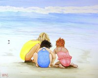 3 Lil Maids Fine Art Print