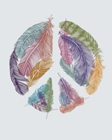 Feathers For Peace Fine Art Print