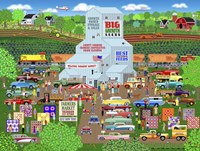 County Corner Farmers Market Fine Art Print