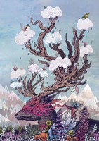 Journeying Spirit (Deer) Fine Art Print
