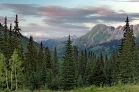 Dusk Near Ouray Fine Art Print