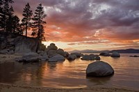 Sand Harbor Sunset orton Fine Art Print