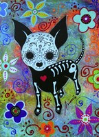 Chihuahua Dog Black Face Al Fine Art Print
