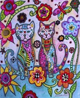Talavera Cats Fine Art Print