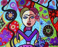 Abstract Frida 3 Fine Art Print