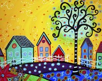 Farm Town 1 Fine Art Print