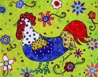 Whimsical Rooster Fine Art Print
