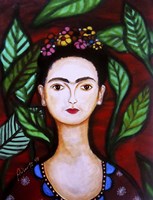 Serene Frida Fine Art Print