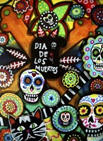 Skulls And Cat Fine Art Print