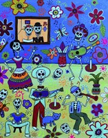 Fiesta Calaveras Amor Fine Art Print