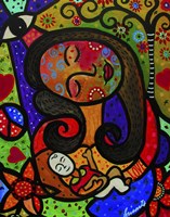 Mother And Child II Fine Art Print