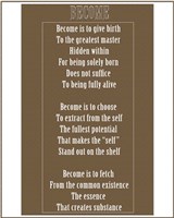 Become Fine Art Print