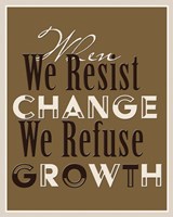 Change Fine Art Print